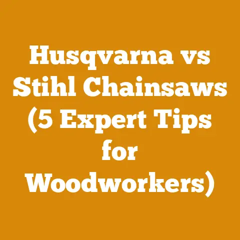 Husqvarna vs Stihl Chainsaws (5 Expert Tips for Woodworkers)