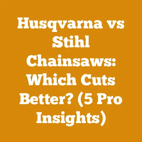 Husqvarna vs Stihl Chainsaws: Which Cuts Better? (5 Pro Insights)