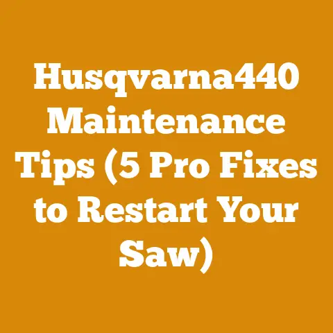 Husqvarna440 Maintenance Tips (5 Pro Fixes to Restart Your Saw)