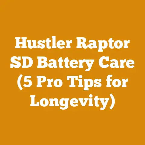 Hustler Raptor SD Battery Care (5 Pro Tips for Longevity)