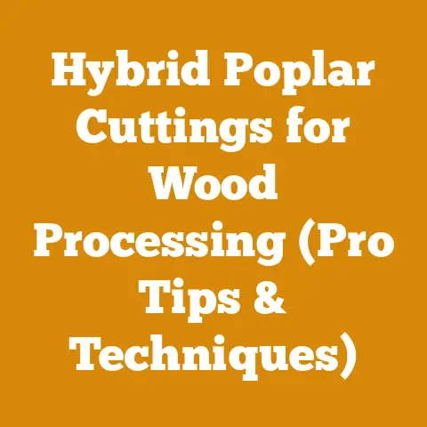 Hybrid Poplar Cuttings for Wood Processing (Pro Tips & Techniques)