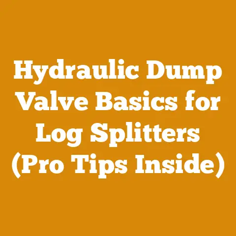 Hydraulic Dump Valve Basics for Log Splitters (Pro Tips Inside)