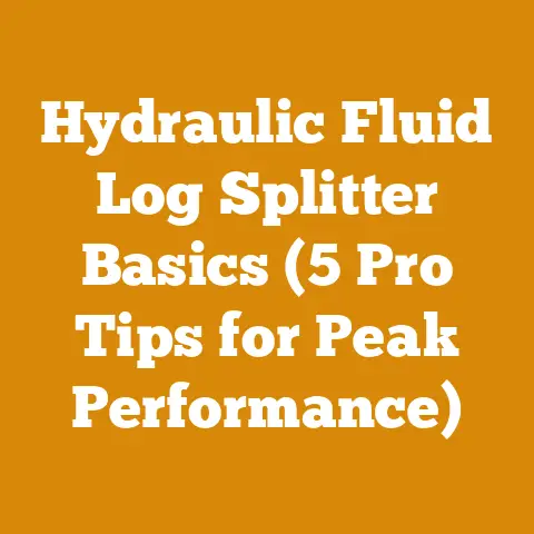 Hydraulic Fluid Log Splitter Basics (5 Pro Tips for Peak Performance)