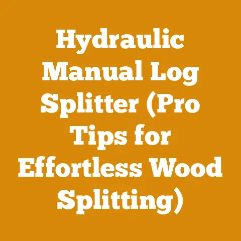 Hydraulic Manual Log Splitter (Pro Tips for Effortless Wood Splitting)