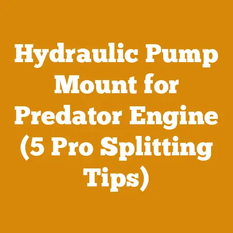 Hydraulic Pump Mount for Predator Engine (5 Pro Splitting Tips)