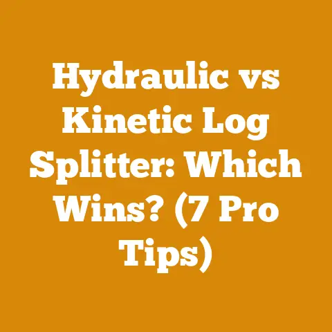 Hydraulic vs Kinetic Log Splitter: Which Wins? (7 Pro Tips)