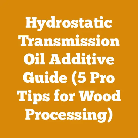 Hydrostatic Transmission Oil Additive Guide (5 Pro Tips for Wood Processing)