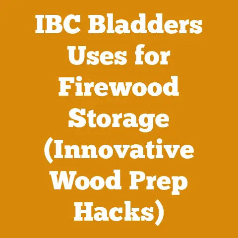 IBC Bladders Uses for Firewood Storage (Innovative Wood Prep Hacks)