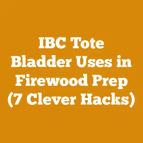 IBC Tote Bladder Uses in Firewood Prep (7 Clever Hacks)