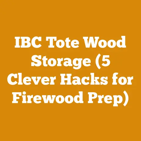IBC Tote Wood Storage (5 Clever Hacks for Firewood Prep)