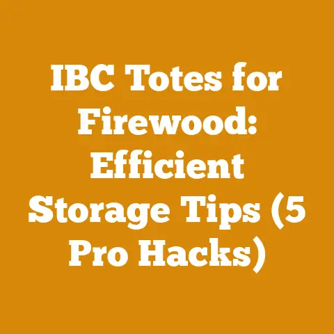 IBC Totes for Firewood: Efficient Storage Tips (5 Pro Hacks)