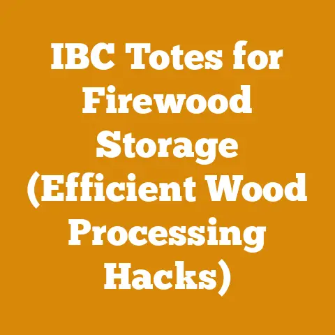 IBC Totes for Firewood Storage (Efficient Wood Processing Hacks)