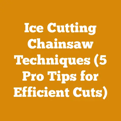 Ice Cutting Chainsaw Techniques (5 Pro Tips for Efficient Cuts)