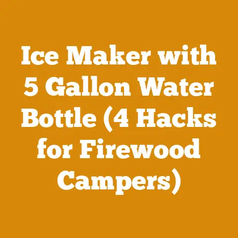 Ice Maker with 5 Gallon Water Bottle (4 Hacks for Firewood Campers)