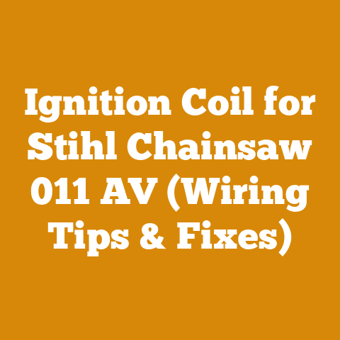 Ignition Coil for Stihl Chainsaw 011 AV (Wiring Tips & Fixes)
