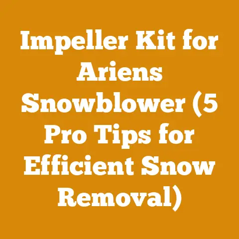 Impeller Kit for Ariens Snowblower (5 Pro Tips for Efficient Snow Removal)