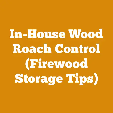 In-House Wood Roach Control (Firewood Storage Tips)