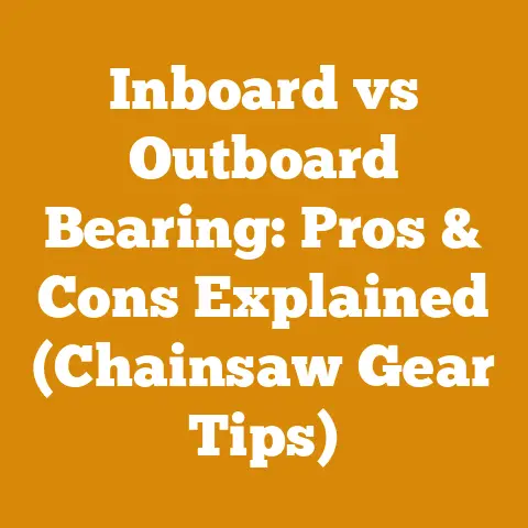 Inboard vs Outboard Bearing: Pros & Cons Explained (Chainsaw Gear Tips)