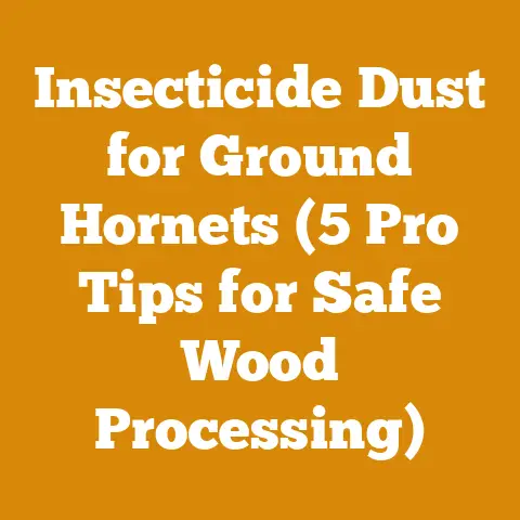 Insecticide Dust for Ground Hornets (5 Pro Tips for Safe Wood Processing)