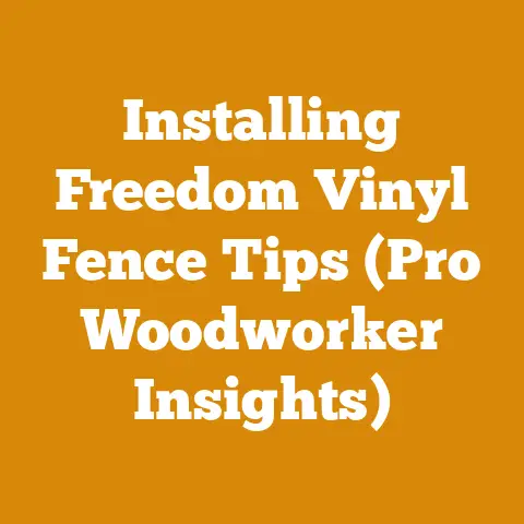 Installing Freedom Vinyl Fence Tips (Pro Woodworker Insights)