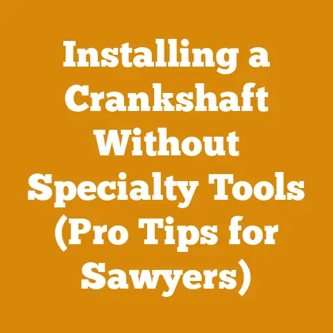 Installing a Crankshaft Without Specialty Tools (Pro Tips for Sawyers)
