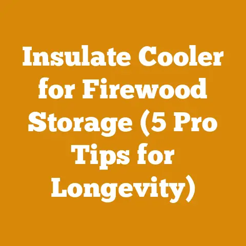 Insulate Cooler for Firewood Storage (5 Pro Tips for Longevity)