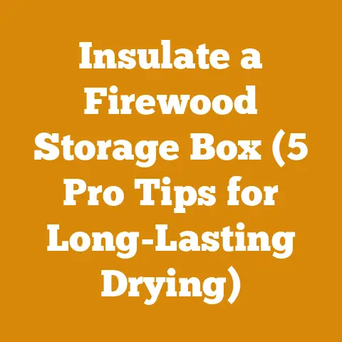 Insulate a Firewood Storage Box (5 Pro Tips for Long-Lasting Drying)