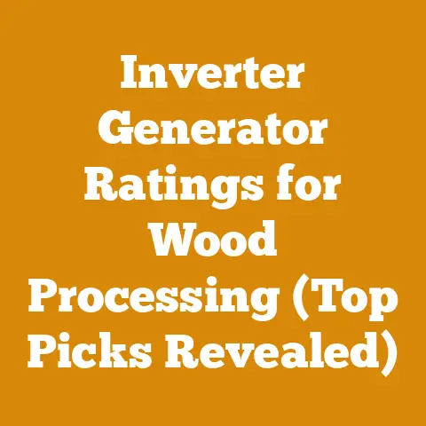 Inverter Generator Ratings for Wood Processing (Top Picks Revealed)