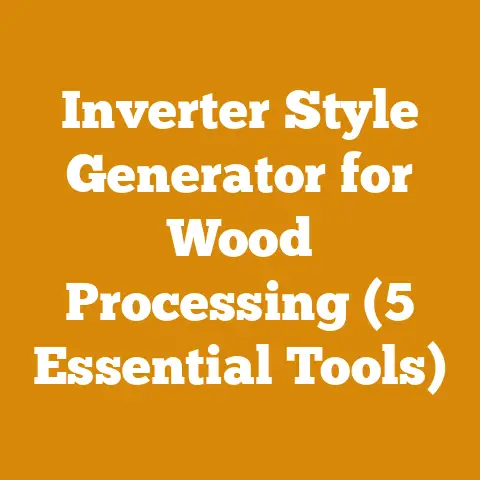 Inverter Style Generator for Wood Processing (5 Essential Tools)
