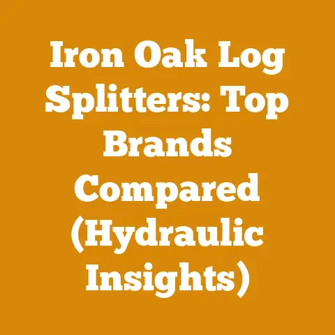 Iron Oak Log Splitters: Top Brands Compared (Hydraulic Insights)