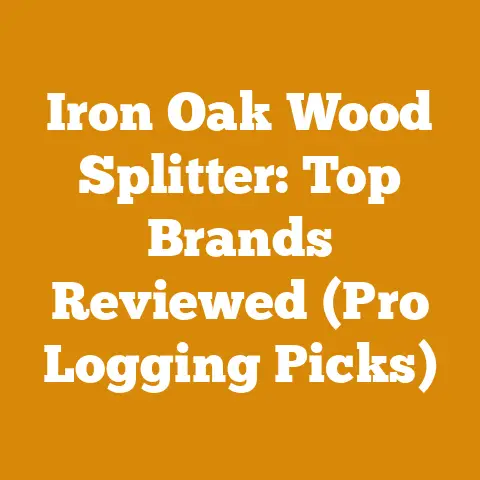 Iron Oak Wood Splitter: Top Brands Reviewed (Pro Logging Picks)