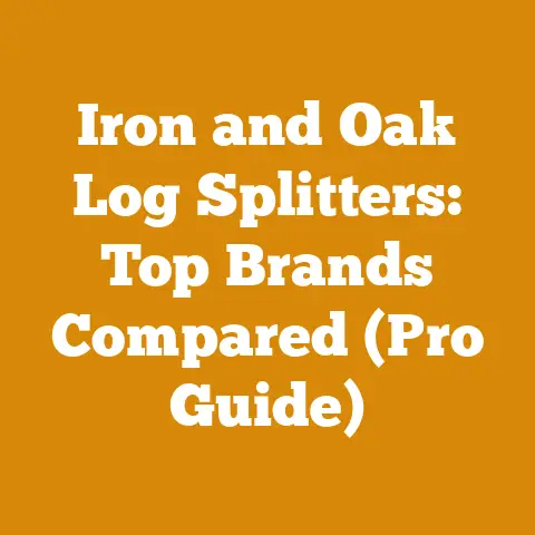 Iron and Oak Log Splitters: Top Brands Compared (Pro Guide)