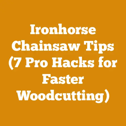 Ironhorse Chainsaw Tips (7 Pro Hacks for Faster Woodcutting)