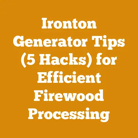 Ironton Generator Tips (5 Hacks) for Efficient Firewood Processing