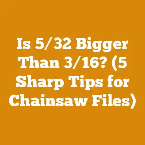 Is 5/32 Bigger Than 3/16? (5 Sharp Tips for Chainsaw Files)