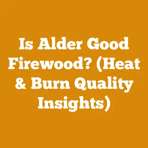 Is Alder Good Firewood? (Heat & Burn Quality Insights)