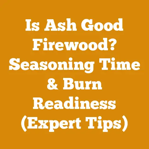 Is Ash Good Firewood? Seasoning Time & Burn Readiness (Expert Tips)