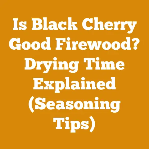 Is Black Cherry Good Firewood? Drying Time Explained (Seasoning Tips)