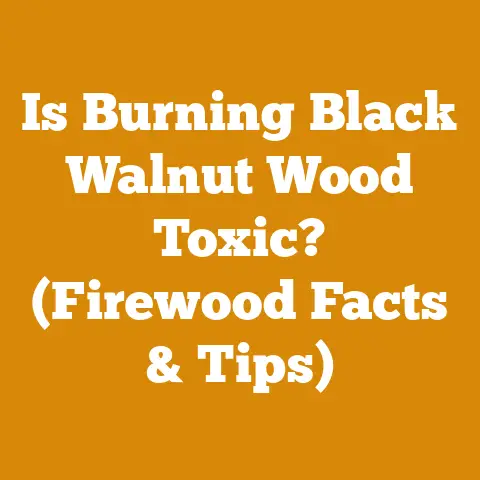 Is Burning Black Walnut Wood Toxic? (Firewood Facts & Tips)