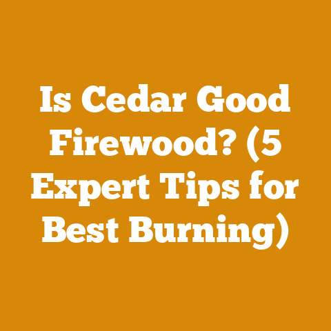 Is Cedar Good Firewood? (5 Expert Tips for Best Burning)