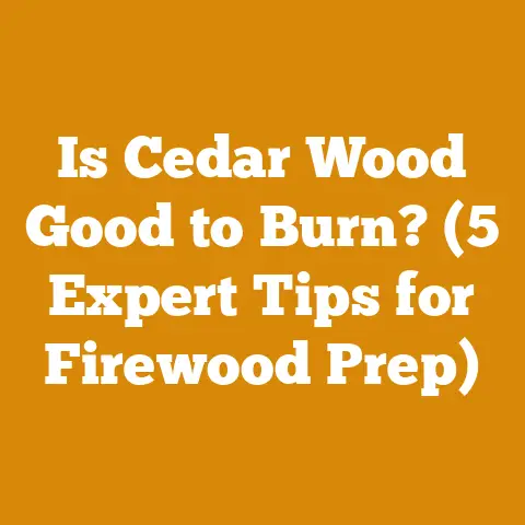 Is Cedar Wood Good to Burn? (5 Expert Tips for Firewood Prep)
