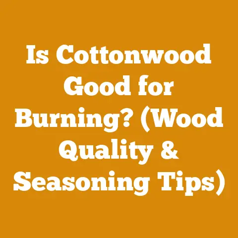 Is Cottonwood Good for Burning? (Wood Quality & Seasoning Tips)