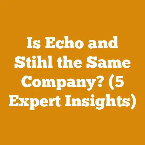 Is Echo and Stihl the Same Company? (5 Expert Insights)