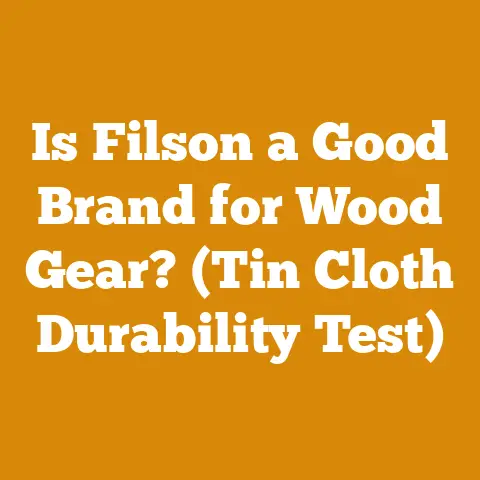 Is Filson a Good Brand for Wood Gear? (Tin Cloth Durability Test)