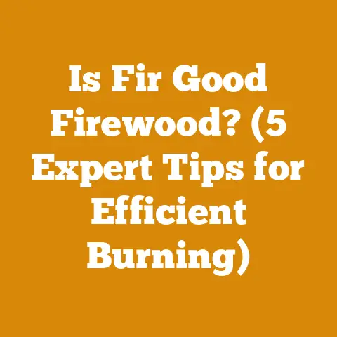 Is Fir Good Firewood? (5 Expert Tips for Efficient Burning)