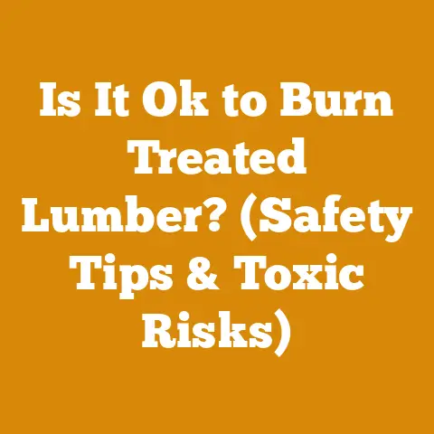 Is It Ok to Burn Treated Lumber? (Safety Tips & Toxic Risks)