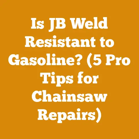 Is JB Weld Resistant to Gasoline? (5 Pro Tips for Chainsaw Repairs)