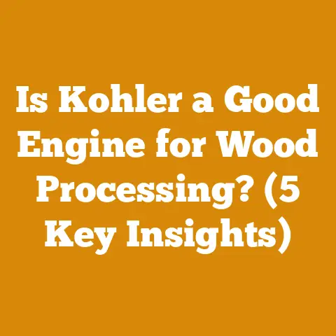 Is Kohler a Good Engine for Wood Processing? (5 Key Insights)