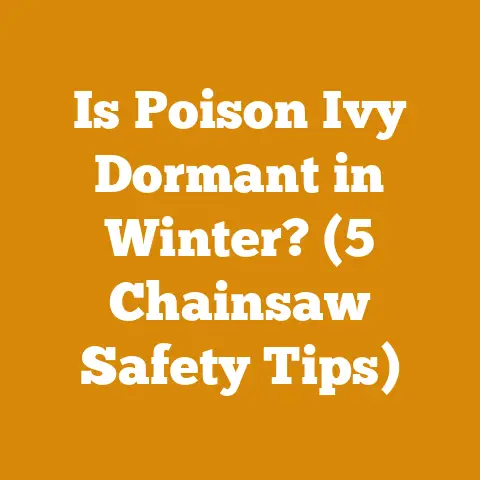 Is Poison Ivy Dormant in Winter? (5 Chainsaw Safety Tips)