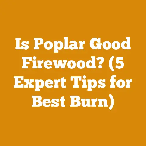 Is Poplar Good Firewood? (5 Expert Tips for Best Burn)
